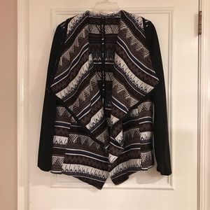 Tribal print 41Hawthorn sweater jacket